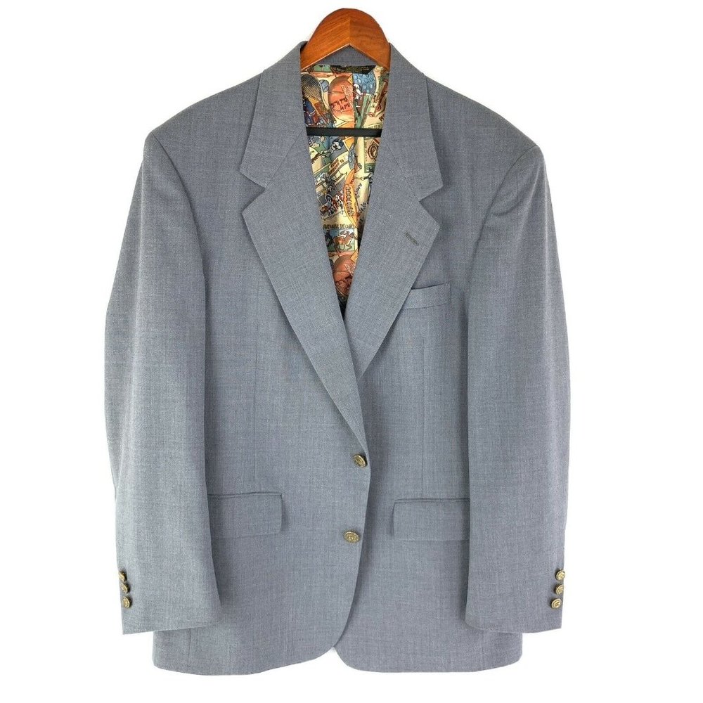 Blazer of Champions 90’s Palm Beach Gray Sport Coat [read description for size]